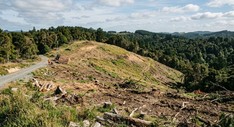 Hill Clearing in Gwinnett County, GA